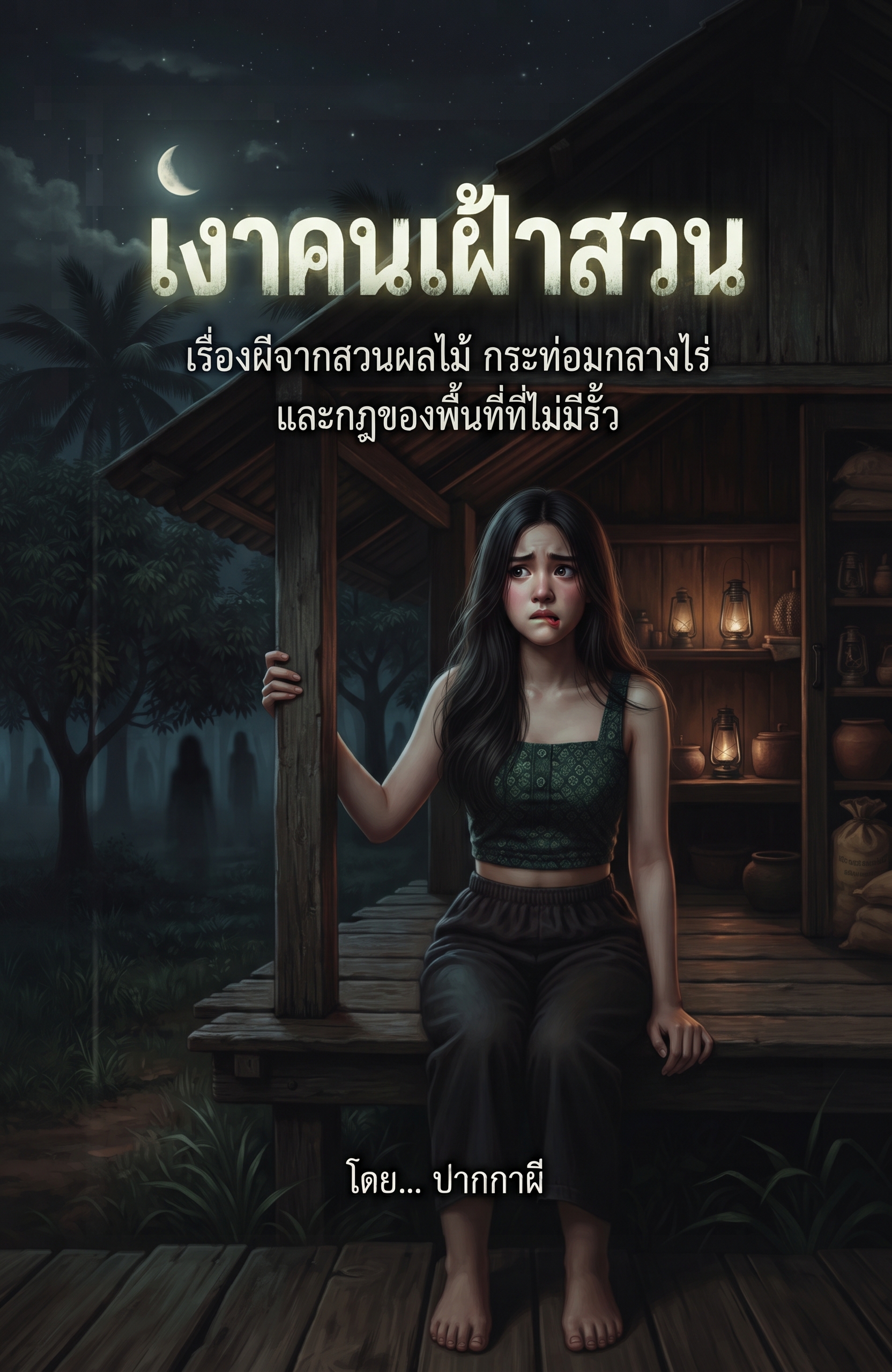 ปก เงาคนเฝ้าสวน