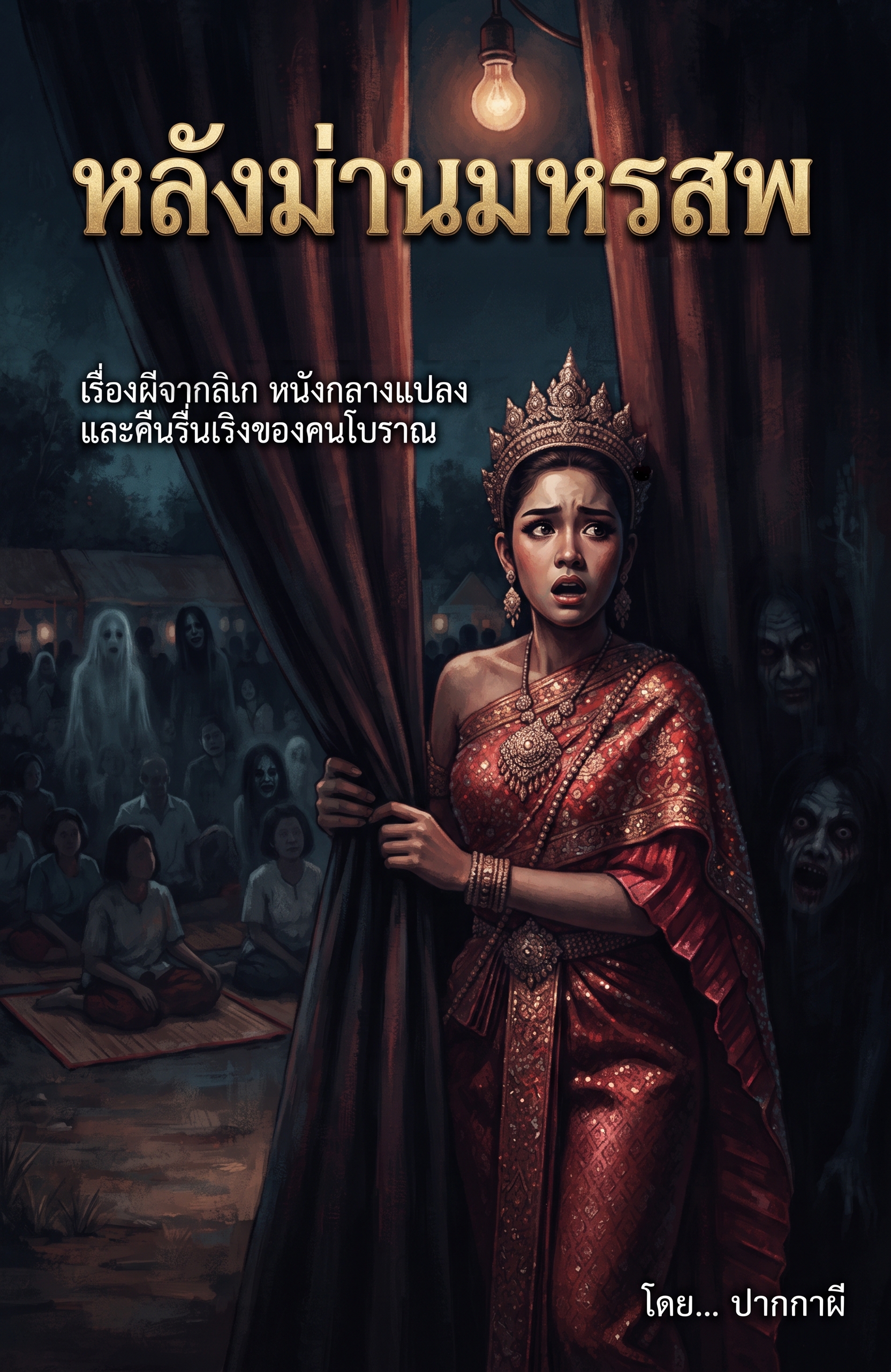 ปกหนังสือ หลังม่านมหรสพ