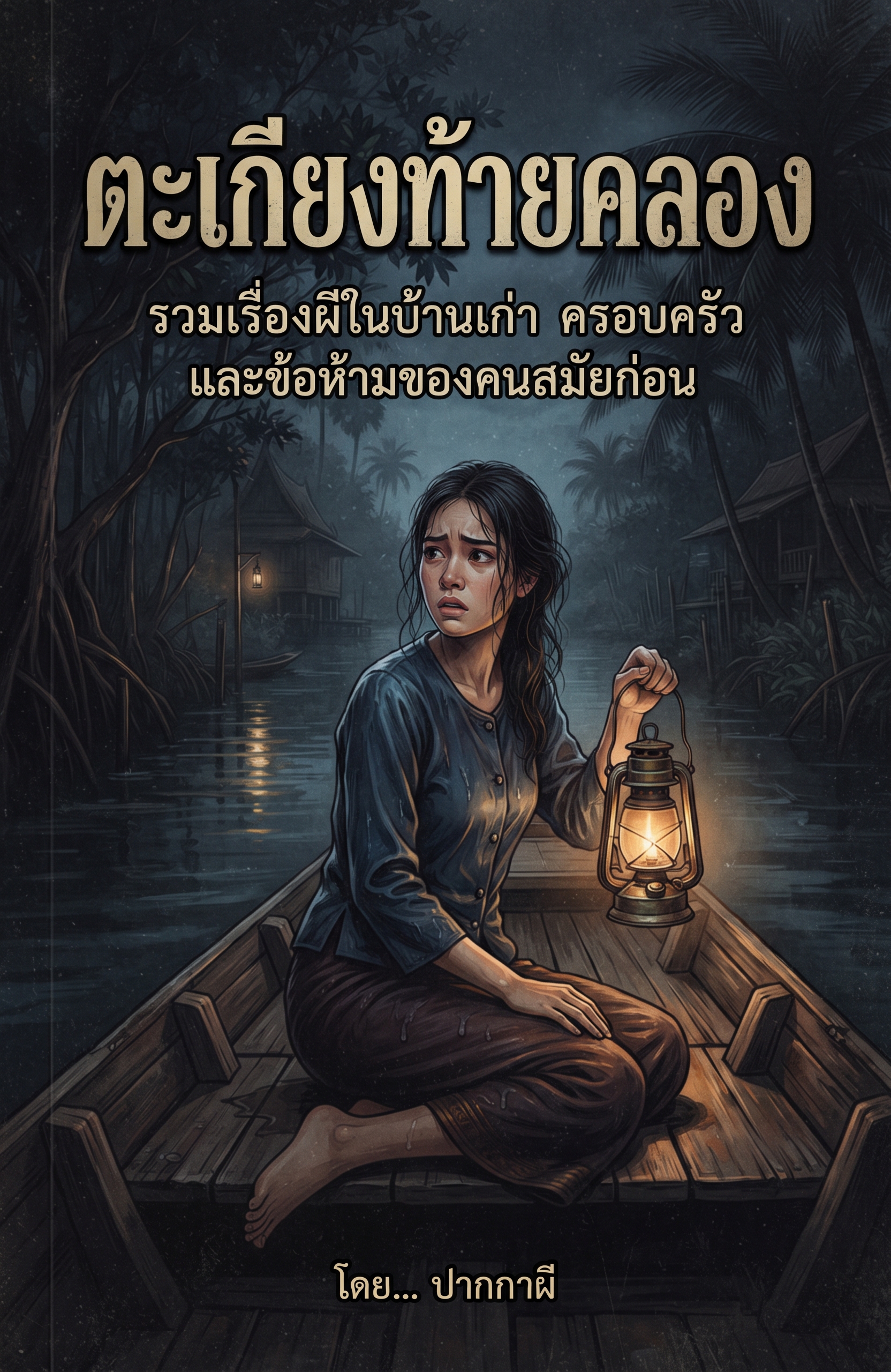ปกหนังสือ ตะเกียงท้ายคลอง